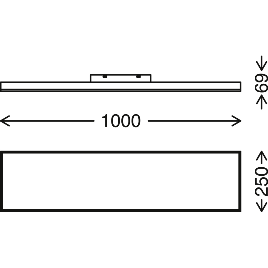 Brilo - LED Dimmelhető mennyezeti lámpa STARRY SKY LED/24W/230V 3000-6500K + távirányítás