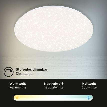 Brilo - LED Dimmelhető mennyezeti lámpa STARRY SKY LED/40W/230V 3000-6000K + távirányítás