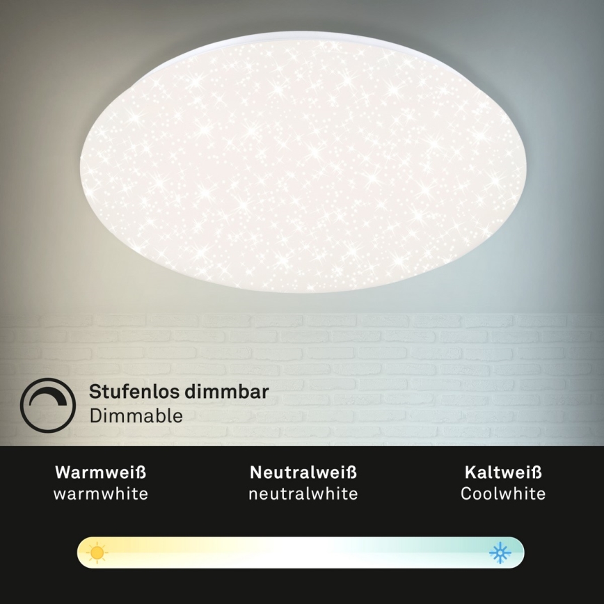 Brilo - LED Dimmelhető mennyezeti lámpa STARRY SKY LED/40W/230V 3000-6000K + távirányítás