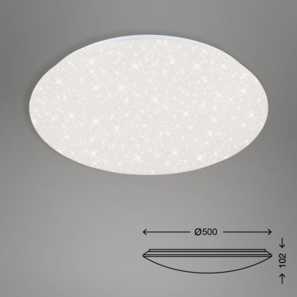 Brilo - LED Dimmelhető mennyezeti lámpa STARRY SKY LED/40W/230V 3000-6000K + távirányítás