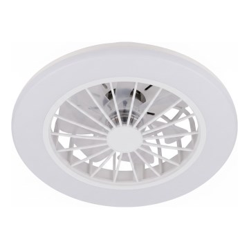 Brilo - LED dimmelhető mennyezeti ventilátor PAFO LED/24W/230V 3000-6500K fehér + távirányítóval