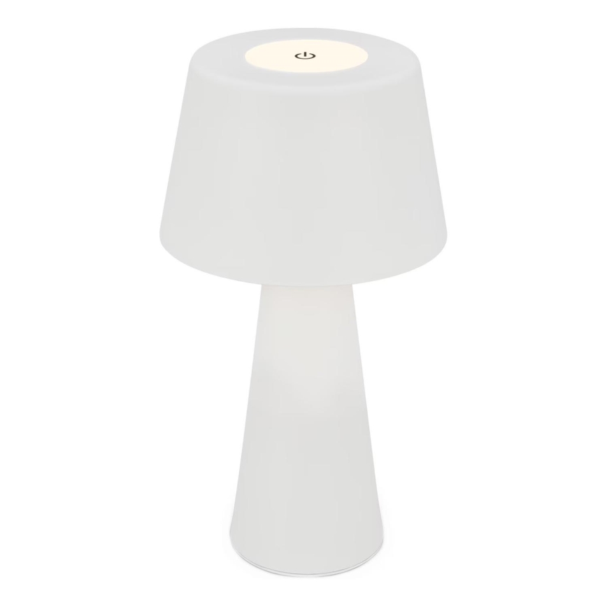Brilo - LED Dimmelhető újratölthető kültéri asztali lámpa LED/3,5W/5V IP44 fehér