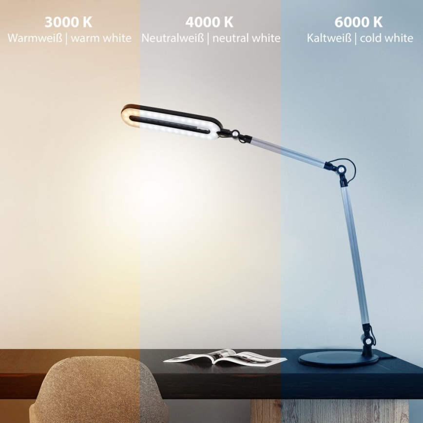 Brilo - LED állítható fényerejű érintős asztali lámpa LED/6,6W/230V 3000/4000/6000K