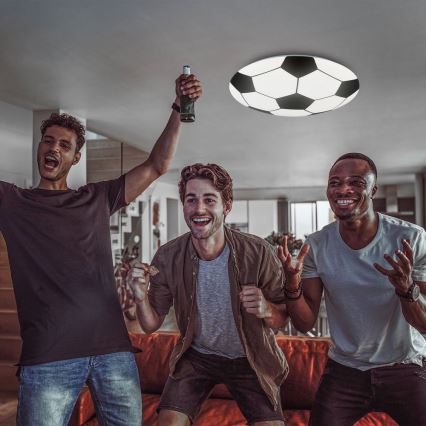 Brilo - LED Gyerek mennyezeti lámpa FOTBALL LED/12W/230V