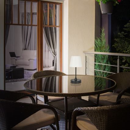 Brilo - LED kültéri állítható fényerejű újratölthető lámpa LED/3W/5V IP44 2000 mAh