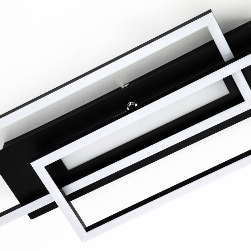 Brilo - LED mennyezeti lámpa FRAME 2xLED/20W/230V fekete