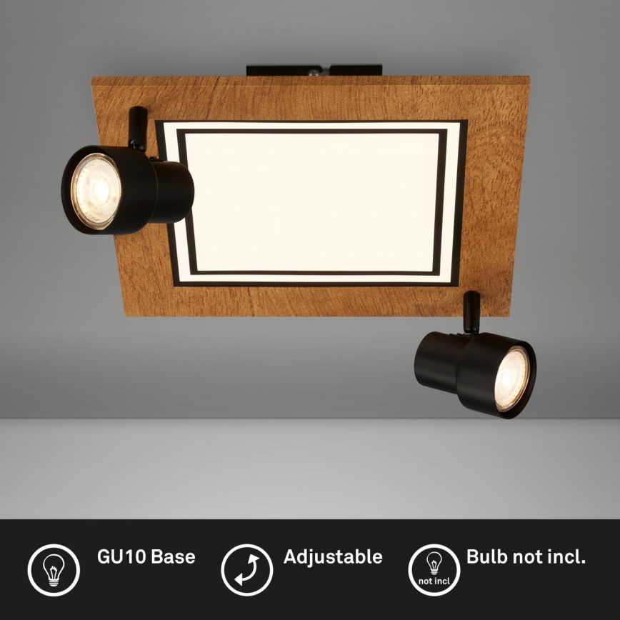 Brilo - LED mennyezeti lámpa LED/12W/230V + 2xGU10/9W 3000K