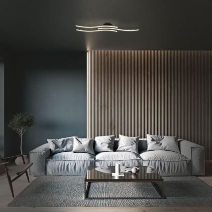 Brilo - LED Mennyezeti lámpa LED/19W/230V 3000K fekete