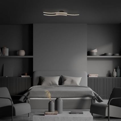 Brilo - LED Mennyezeti lámpa LED/19W/230V 3000K fekete