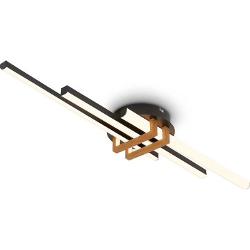 Brilo - LED mennyezeti lámpa TINKA LED/21W/230V 3000K fekete