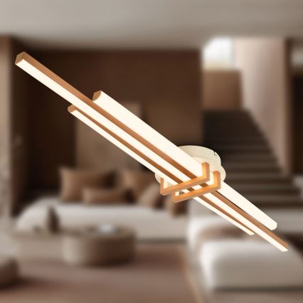 Brilo - LED mennyezeti lámpa TINKA LED/30W/230V 3000K rézszínű