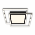 Brilo - LED mennyezeti lámpatest 2xLED/16W/230V + LED/19W 51,5x51,5 cm 3000K fekete