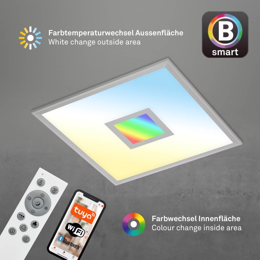 Brilo - LED RGB Dimmelhető mennyezeti lámpa CENTRO LED/24W/230V 2700-6500K Wi-Fi Tuya + távirányítás