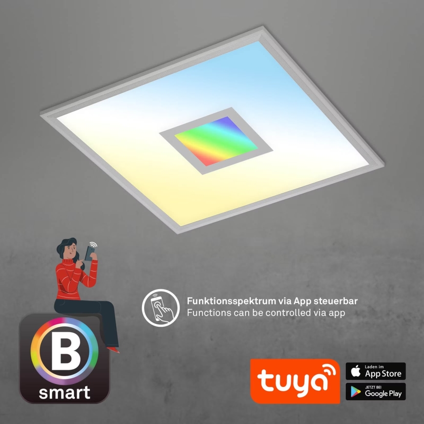 Brilo - LED RGB Dimmelhető mennyezeti lámpa CENTRO LED/24W/230V 2700-6500K Wi-Fi Tuya + távirányítás