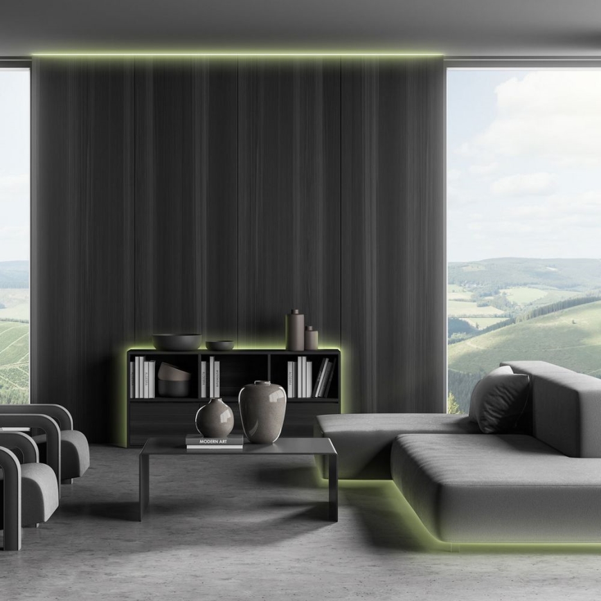 Brilo - LED RGB Dimmelhető szalag 11,5m LED/24W/230V + távirányítás