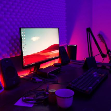 Brilo - LED RGB Dimmelhető szalag 11,5m LED/24W/230V + távirányítás