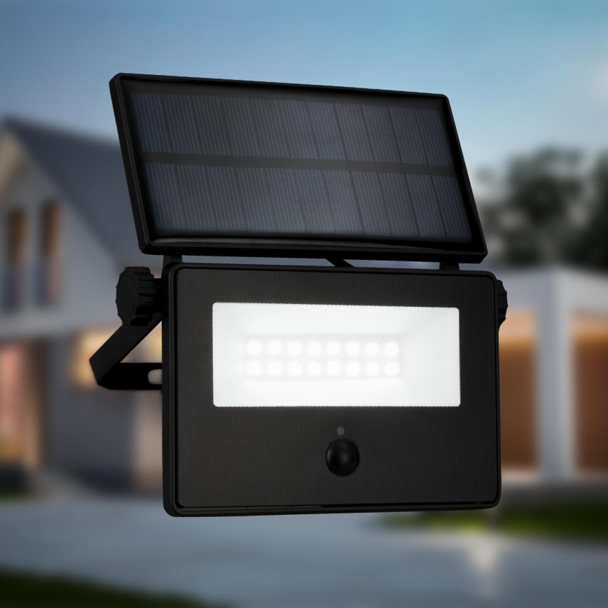 Brilo - napelemes LED reflektor érzékelővel LED/5W/5,5V IP54 1200 mAh