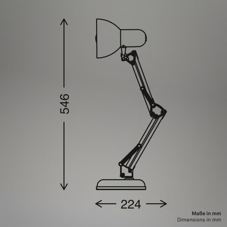 Brilo - PIXA asztali lámpa 1xE14/25W/230V bézs