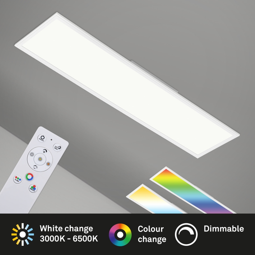 Brilo - RGBW Dimmelhető mennyezeti lámpa SLIM LED/40W/230V 3000-6500K + távirányítás