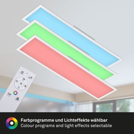Brilo - RGBW Dimmelhető mennyezeti lámpa SLIM LED/40W/230V 3000-6500K + távirányítás