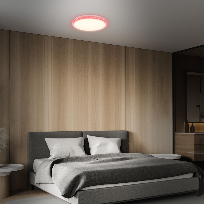 Brilo - RGBW Dimmelhető mennyezeti lámpa STARRY SKY LED/24W/230V 3000-6500K + távirányítás