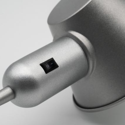 Brilo - Rugalmas állólámpa 1xE27/10W/230V ezüst