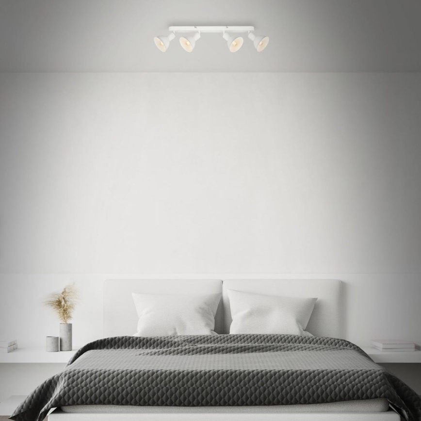 Brilo - Spotlámpa RETRO 4xE14/25W/230V fehér