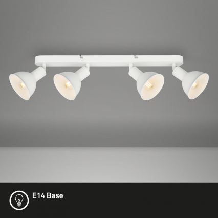 Brilo - Spotlámpa RETRO 4xE14/25W/230V fehér