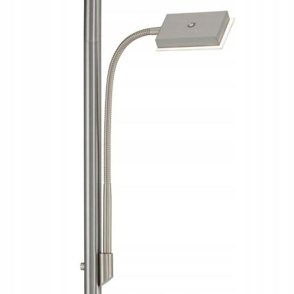 Briloner 1328-022 - LED dimmelhető állólámpa LED/21W/230V + LED/3,5W matt króm