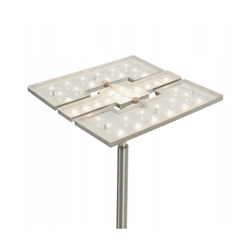 Briloner 1328-022 - LED dimmelhető állólámpa LED/21W/230V + LED/3,5W matt króm