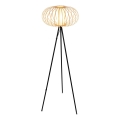 Briloner 1759011 - Állólámpa 1xE27/10W/230V bambusz/fekete