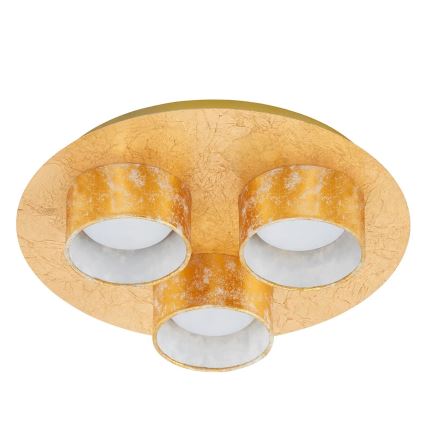 Briloner 2038-037 - LED Mennyezeti lámpa PRO 3xLED/5W/230V arany