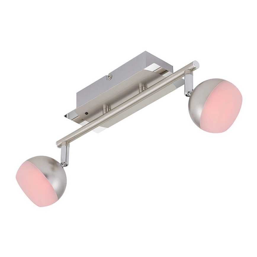 Briloner 2040-022 - LED RGB dimmelhető spotlámpa 2xLED/3,3W/230V + távirányítóval
