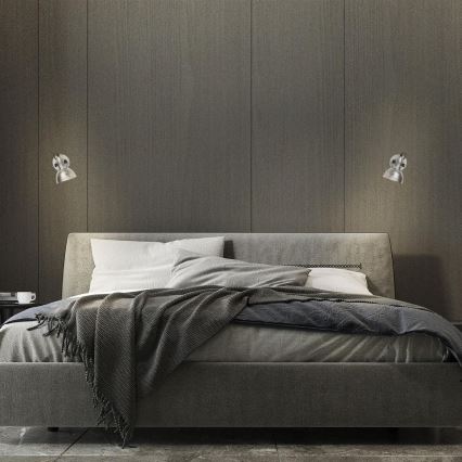 Briloner 2049-014 - Fali spotlámpa RETRO 1xE14/40W/230V szürke