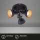 Briloner 2049-035R - Spotlámpa SOFT 3xE14/40W/230V fekete