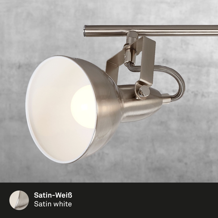 Briloner 2049-042 - Spotlámpa 4xE14/40W/230V, ezüst