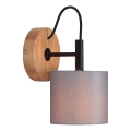Briloner 2075-014 - RHON fali lámpa 1xE14/25W/230V kaucsukfa