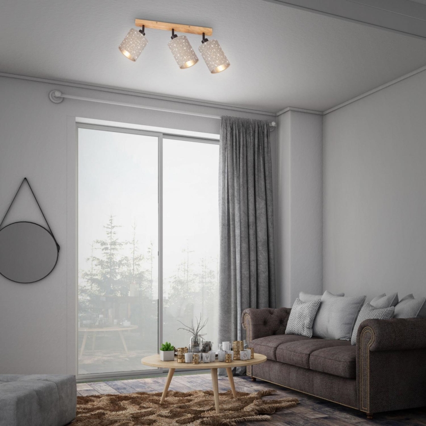 Briloner 2078-031 - Spotlámpa SPOTLIGHT 3xE27/25W/230V bézs