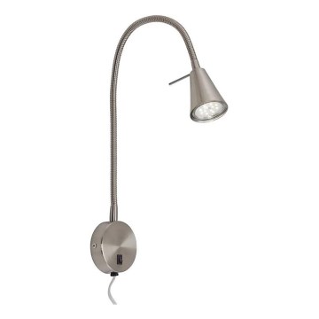 Briloner 2082-012 - LED flexibilis fali lámpa COMFORT LIGHT 1xGU10/5W/230V matt króm