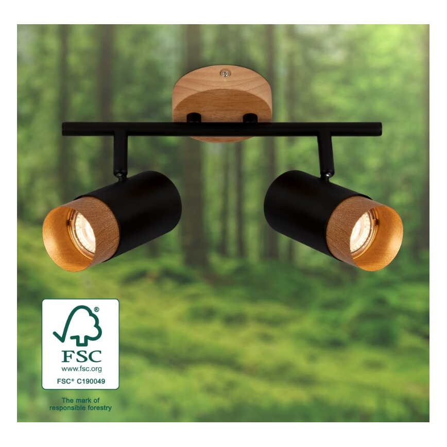 Briloner 2144025 - Spotlámpa SPOT 2xGU10/9W/230V