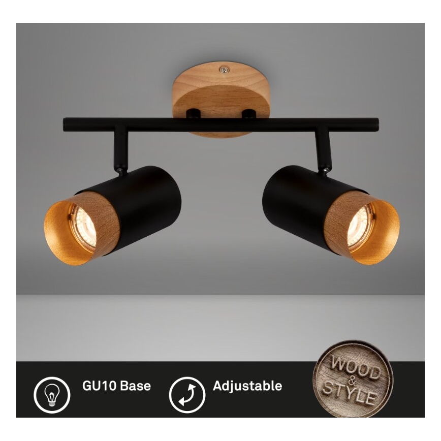 Briloner 2144025 - Spotlámpa SPOT 2xGU10/9W/230V