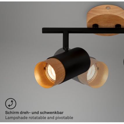 Briloner 2144025 - Spotlámpa SPOT 2xGU10/9W/230V