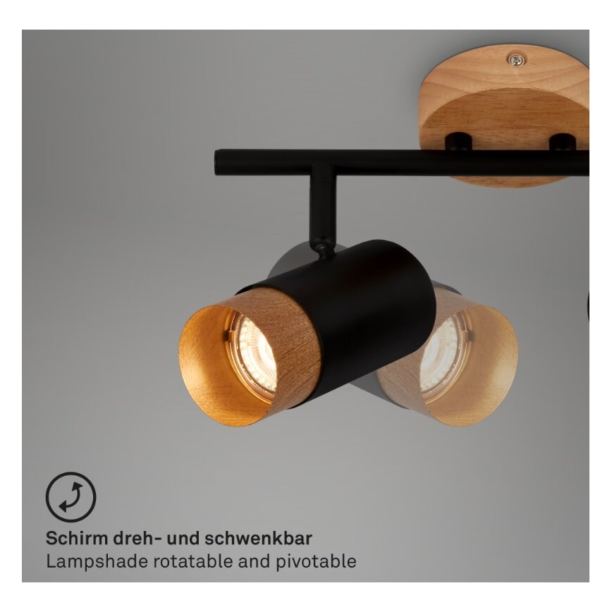 Briloner 2144025 - Spotlámpa SPOT 2xGU10/9W/230V