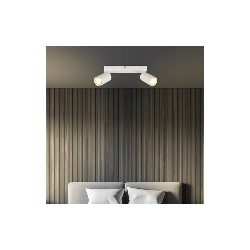 Briloner 2172-026 - Irányítható SPOT lámpatest 2x GU10/9W/230V fehér