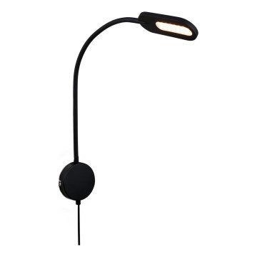 Briloner 2177015 - LED Dimmelhető rugalmas falilámpa LED/6W/230V fekete