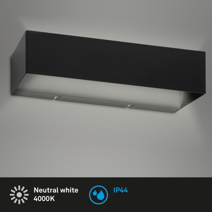 Briloner 2204-015 - LED Kültéri fali lámpa LED/8W/230V IP44 fekete
