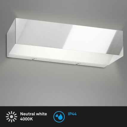 Briloner 2204-018 - LED Kültéri fali lámpa LED/8W/230V IP44 fényezett króm
