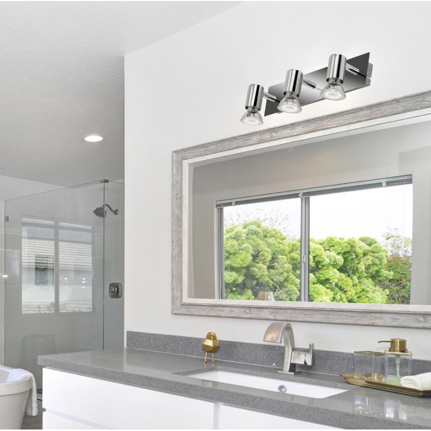 Briloner 2290-038 - LED fürdőszobai spotlámpa SPLASH 3xGU10/5W/230V IP23