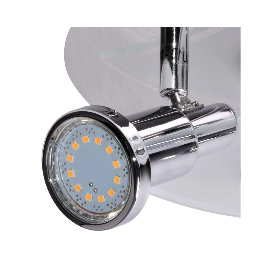 Briloner 2292-038 - SPLASH LED spotlámpa 2xGU10/3W/230V + 1xLED/5W