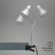 Briloner 2615-014P - LED csipeszes lámpa GRIP LED/2,5W/230V ezüst